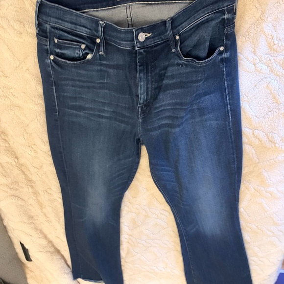 MOTHER DENIM The Weekend High Waist Flare Hem Size 32 - Picture 13 of 13